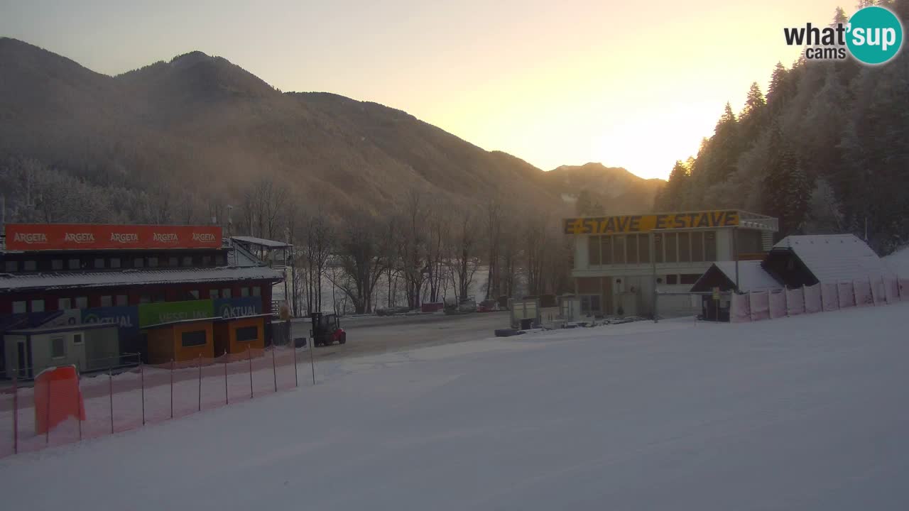 Podkoren / Kranjska Gora – Arrivee slalom géant