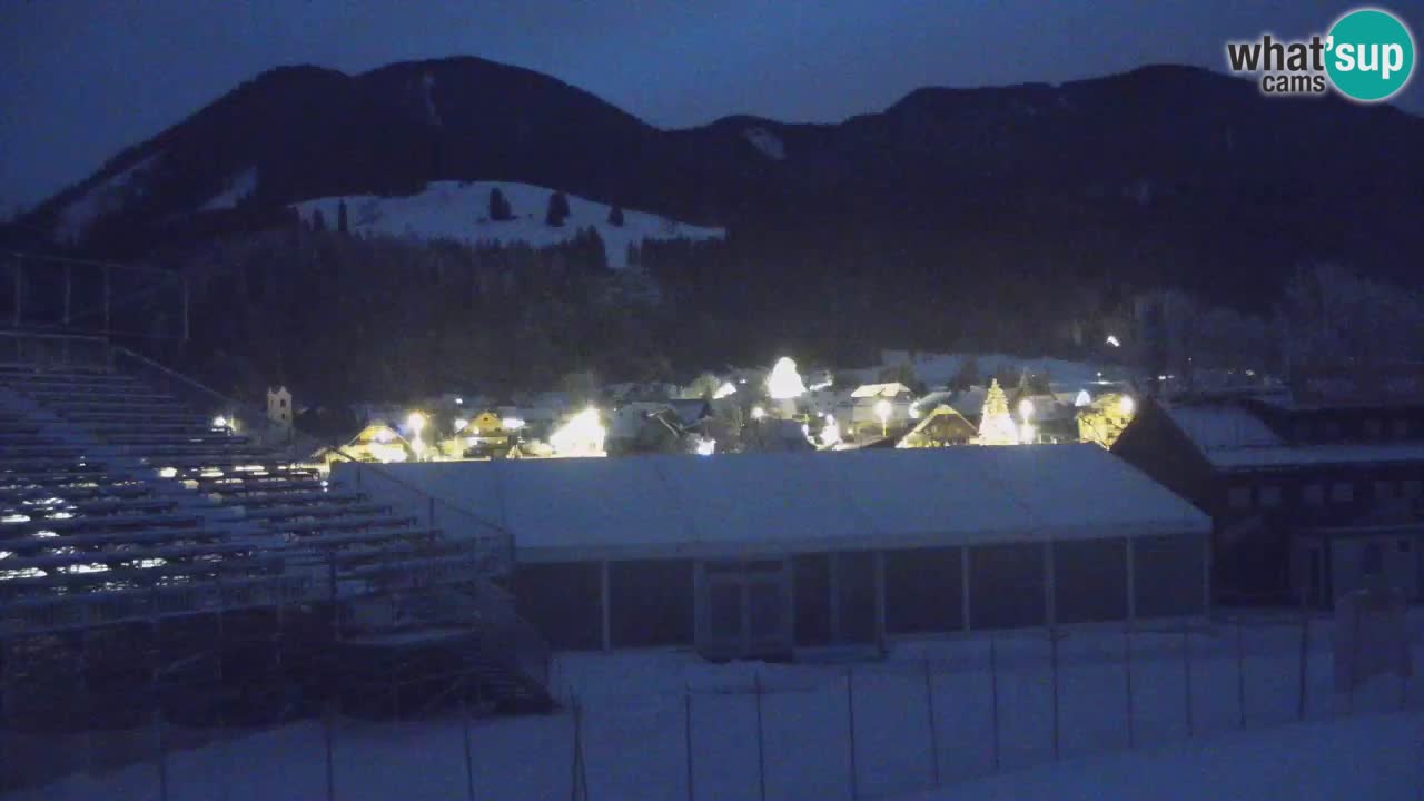 Podkoren Webcam Kranjska Gora | Finish of Giant slalom