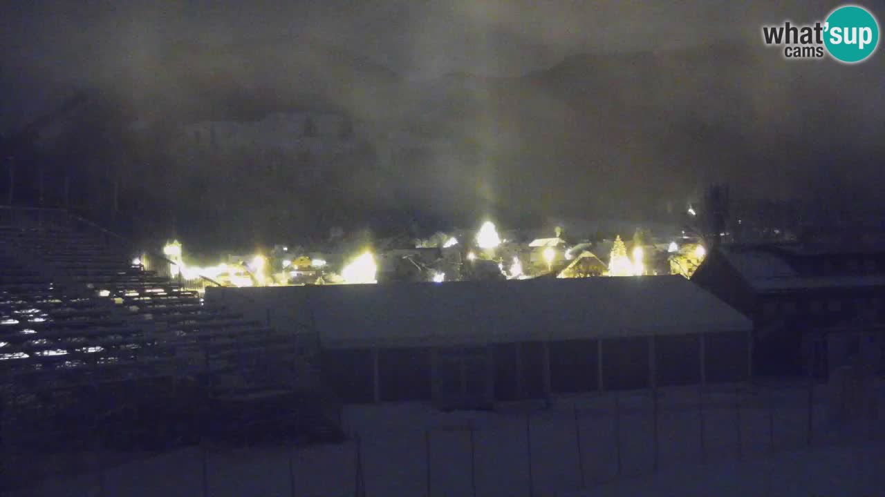 Podkoren Webcam Kranjska Gora | Finish of Giant slalom