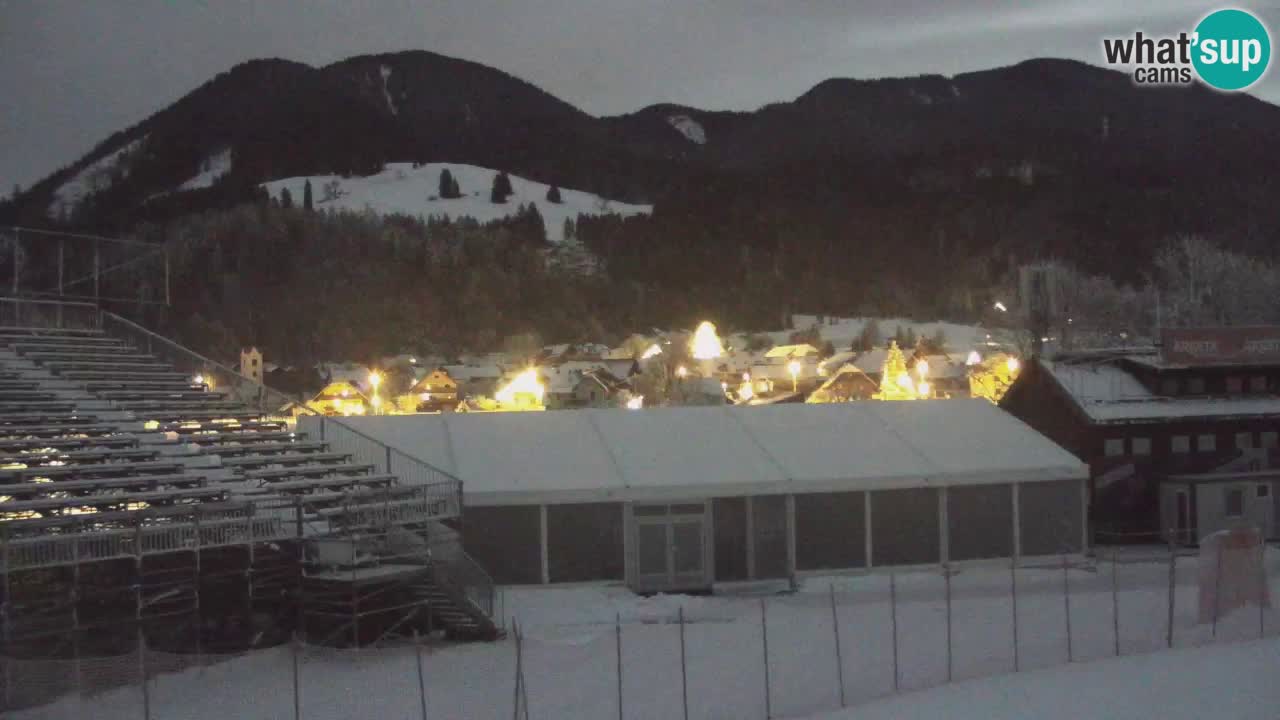 Podkoren Webcam Kranjska Gora | Finish of Giant slalom