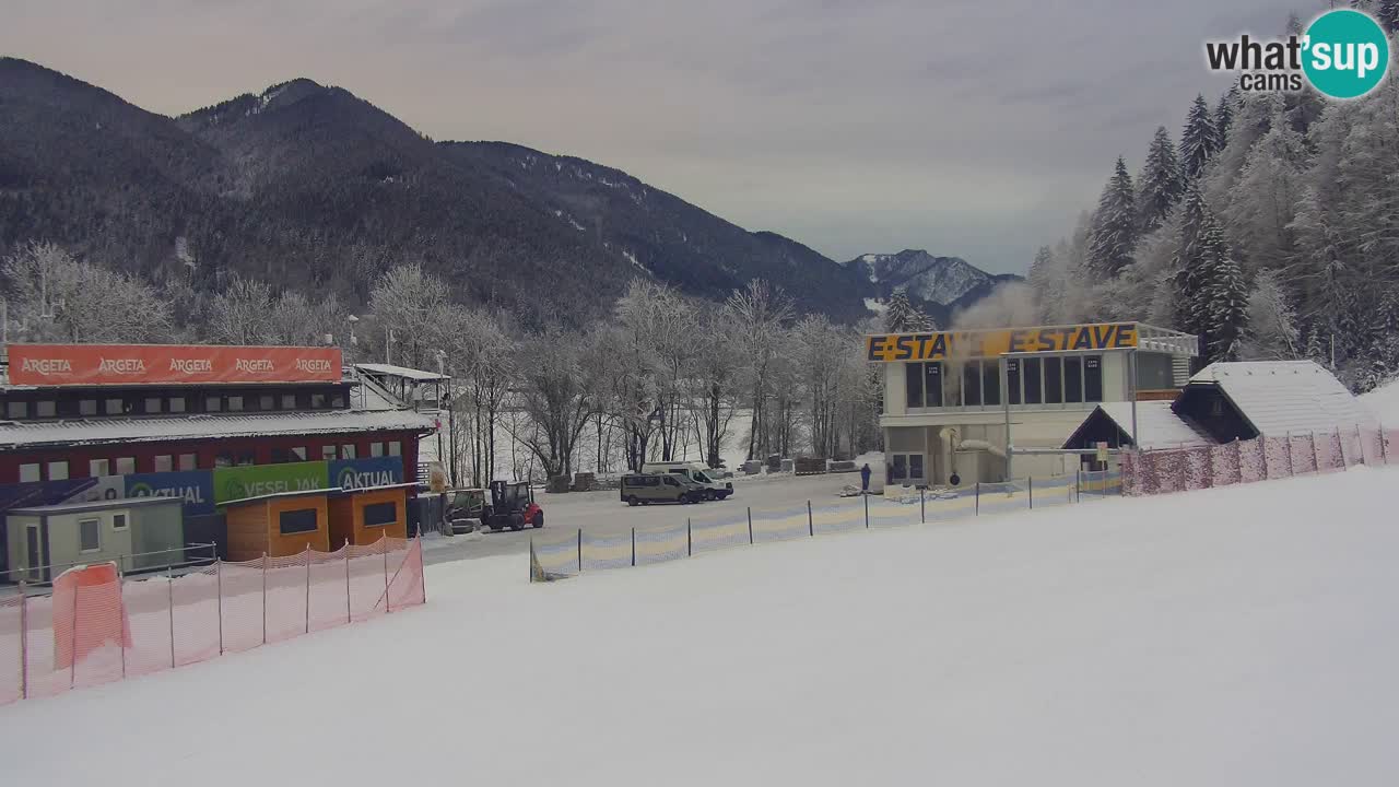 Podkoren / Kranjska Gora – Arrivee slalom géant