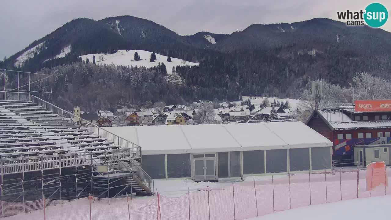 Podkoren Webcam Kranjska Gora | Finish of Giant slalom