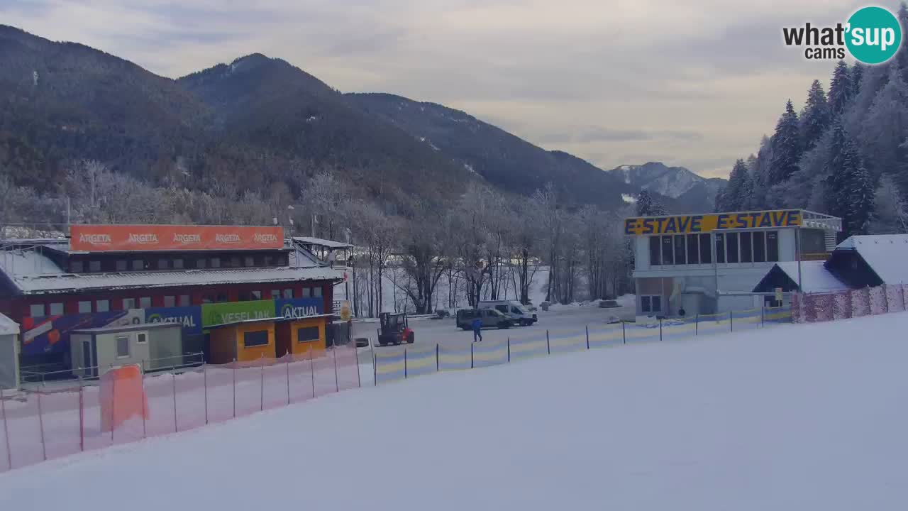 Podkoren Webcam Kranjska Gora | Finish of Giant slalom