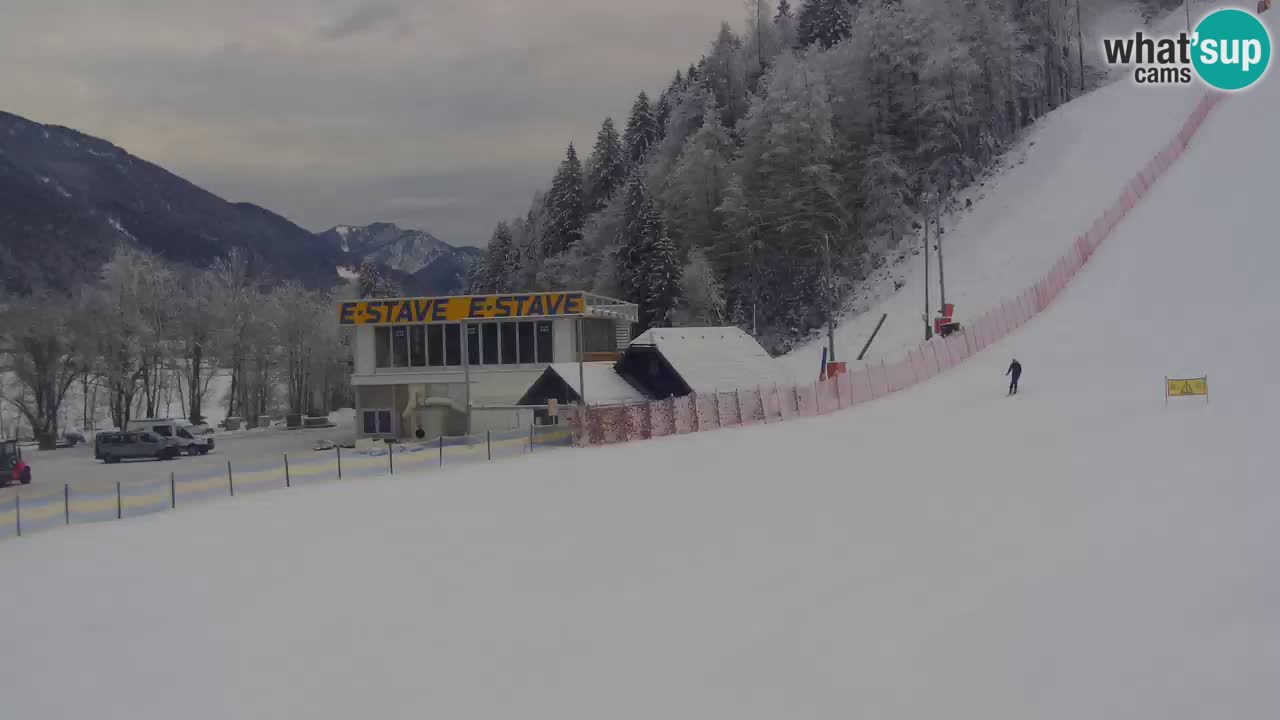 Podkoren / Kranjska Gora – Arrivee slalom géant