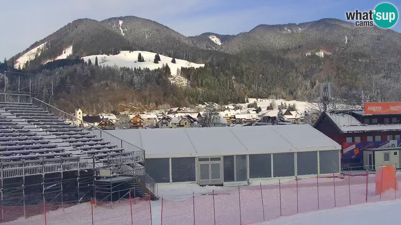 Podkoren / Kranjska Gora – Arrivee slalom géant