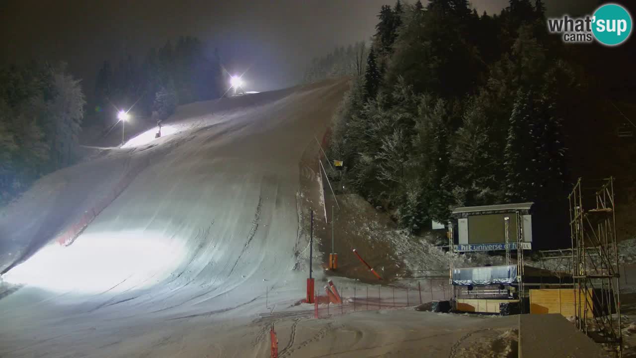 Podkoren / Kranjska Gora – Arrivee slalom géant