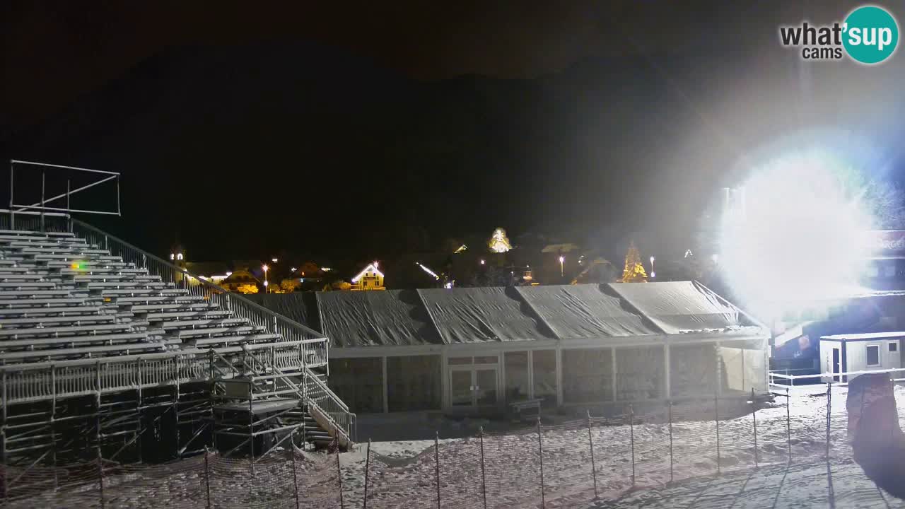 Podkoren Webcam Kranjska Gora | Finish of Giant slalom