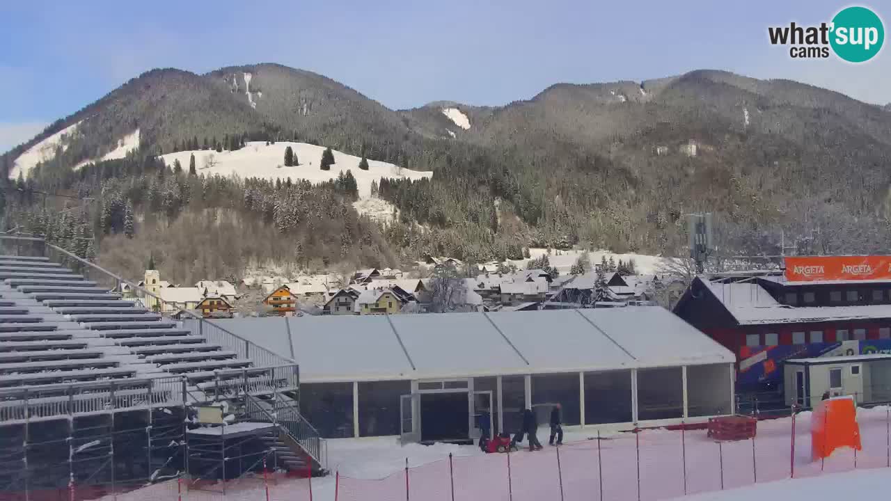 Podkoren / Kranjska Gora – Arrivee slalom géant