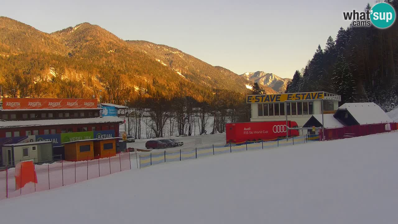 Podkoren / Kranjska Gora – Arrivee slalom géant