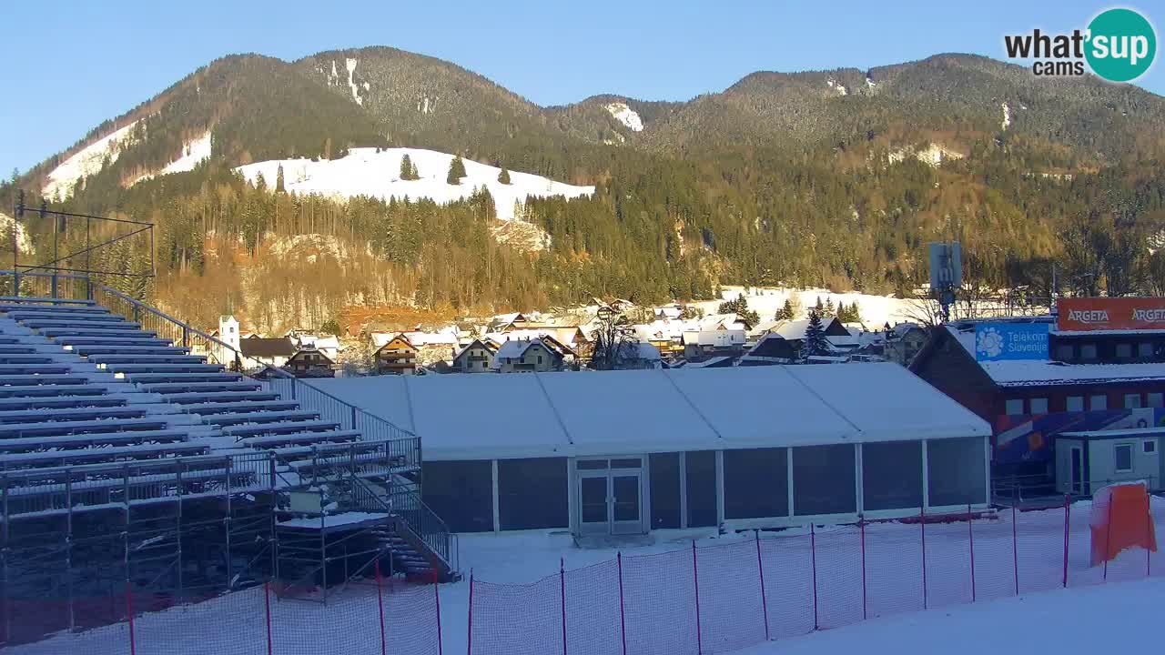 Podkoren Webcam Kranjska Gora | Finish of Giant slalom