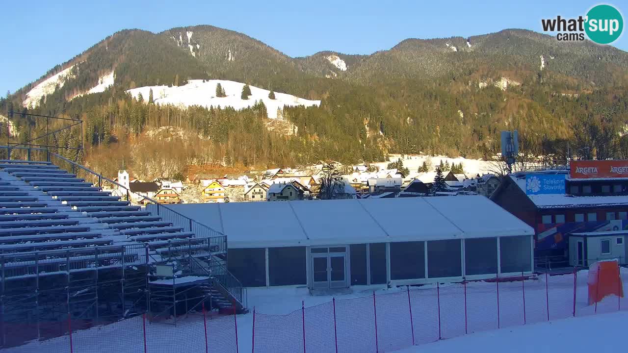 Podkoren Webcam Kranjska Gora | Finish of Giant slalom