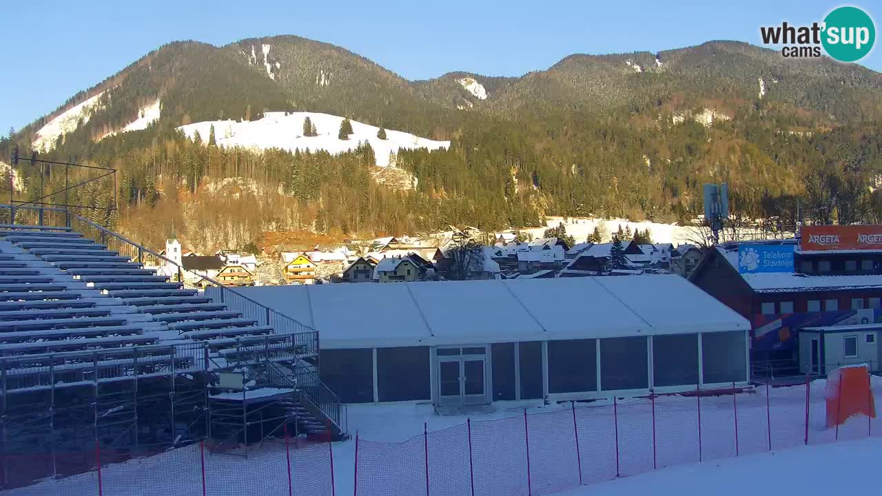 Podkoren Webcam Kranjska Gora | Finish of Giant slalom