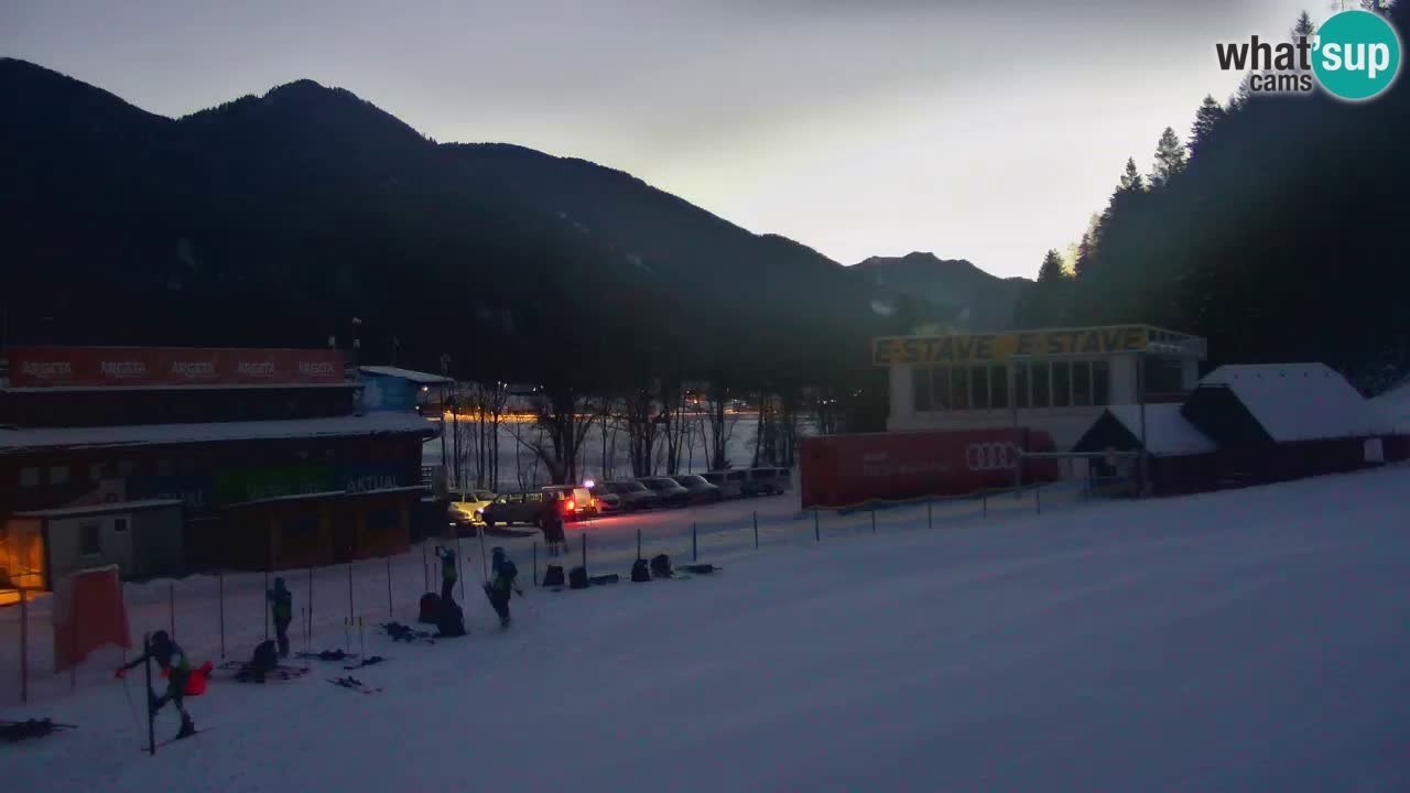 Podkoren slalom géant | Start – Kranjska Gora