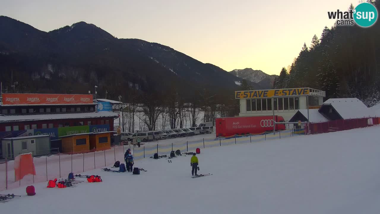 Podkoren / Kranjska Gora – Arrivee slalom géant