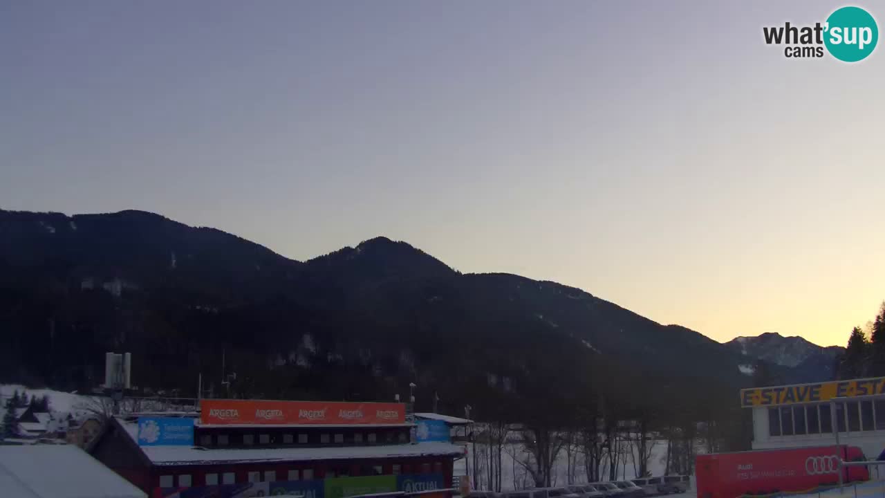 Podkoren Webcam Kranjska Gora | Finish of Giant slalom