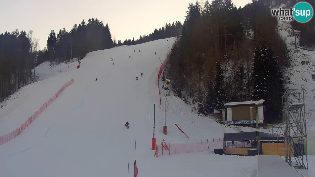 Podkoren Webcam Kranjska Gora | Finish of Giant slalom