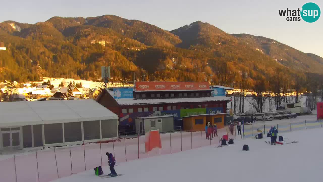 Podkoren Webcam Kranjska Gora | Finish of Giant slalom