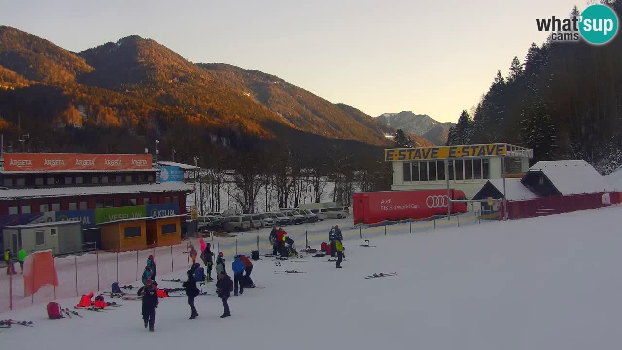 Podkoren slalom géant | Start – Kranjska Gora