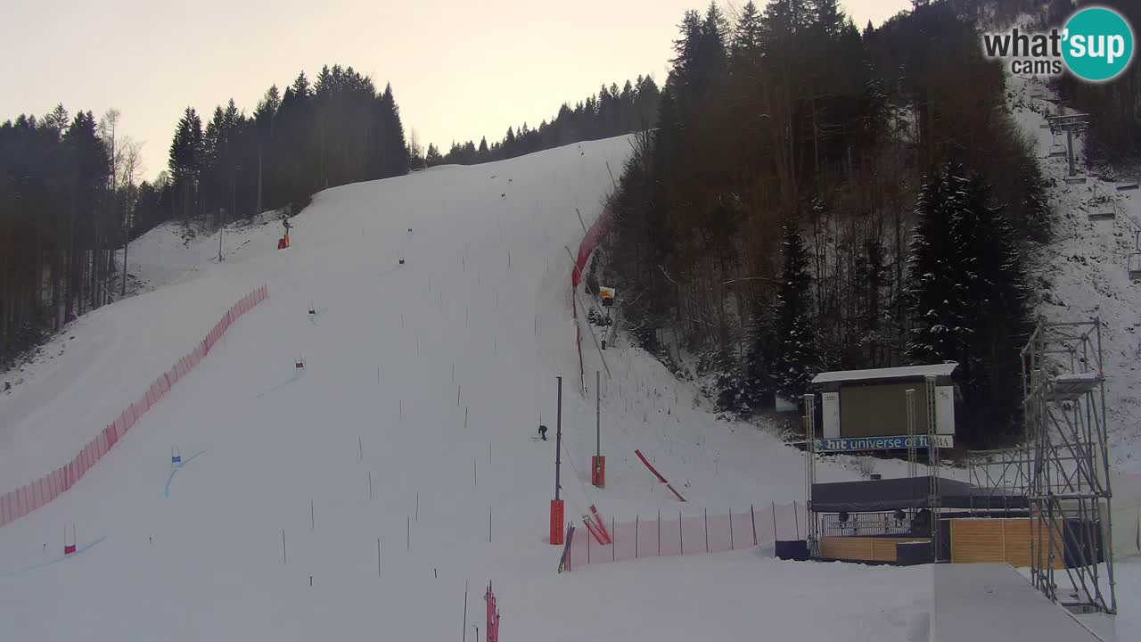 Podkoren / Kranjska Gora – Arrivee slalom géant