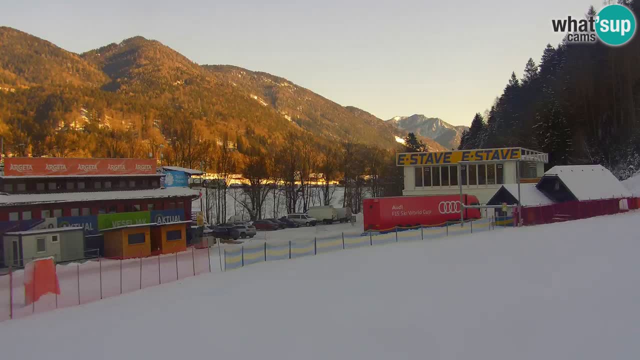 Podkoren / Kranjska Gora – Arrivee slalom géant