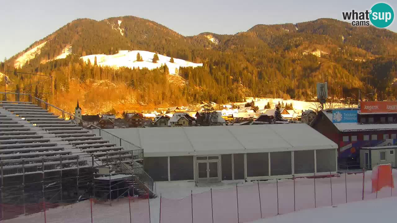 Podkoren Webcam Kranjska Gora | Finish of Giant slalom