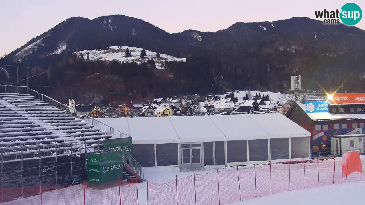 Podkoren Webcam Kranjska Gora | Finish of Giant slalom