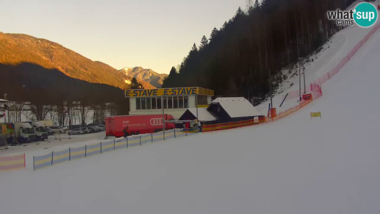 Podkoren / Kranjska Gora – Arrivee slalom géant