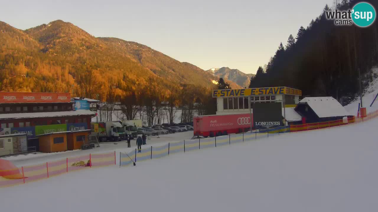 Podkoren / Kranjska Gora – Arrivee slalom géant