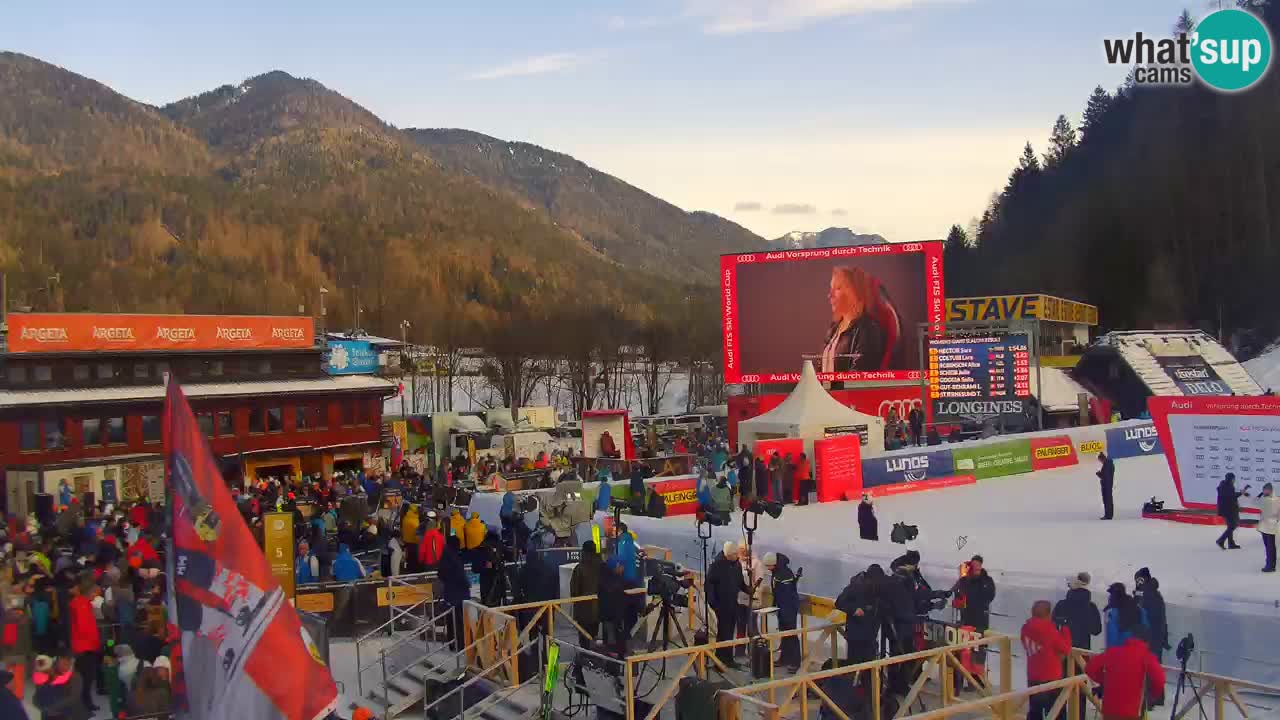 Podkoren / Kranjska Gora – Arrivee slalom géant