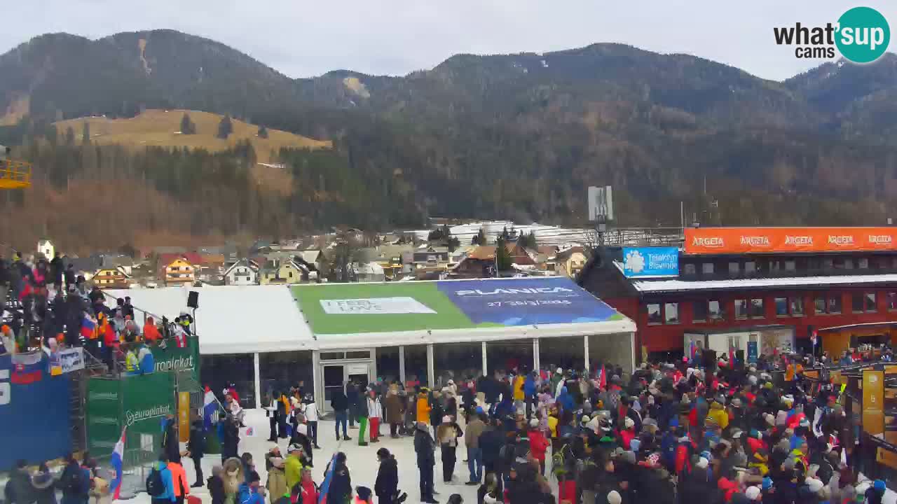 Podkoren Webcam Kranjska Gora | Finish of Giant slalom