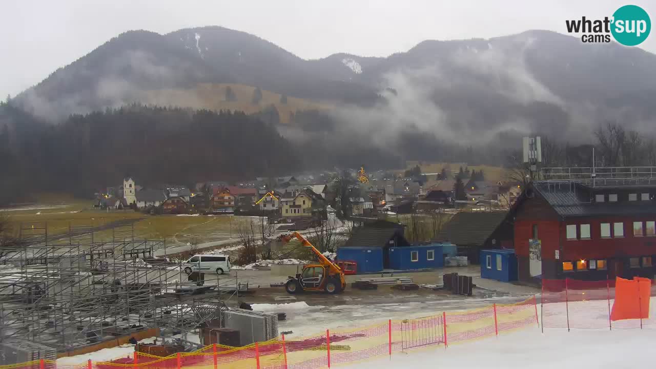 Podkoren Webcam Kranjska Gora | Finish of Giant slalom