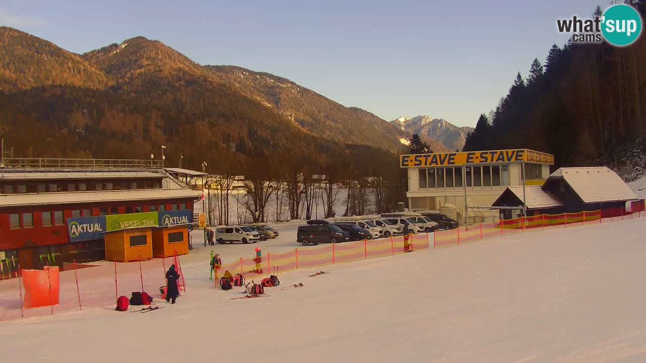 Podkoren Webcam Kranjska Gora | Finish of Giant slalom