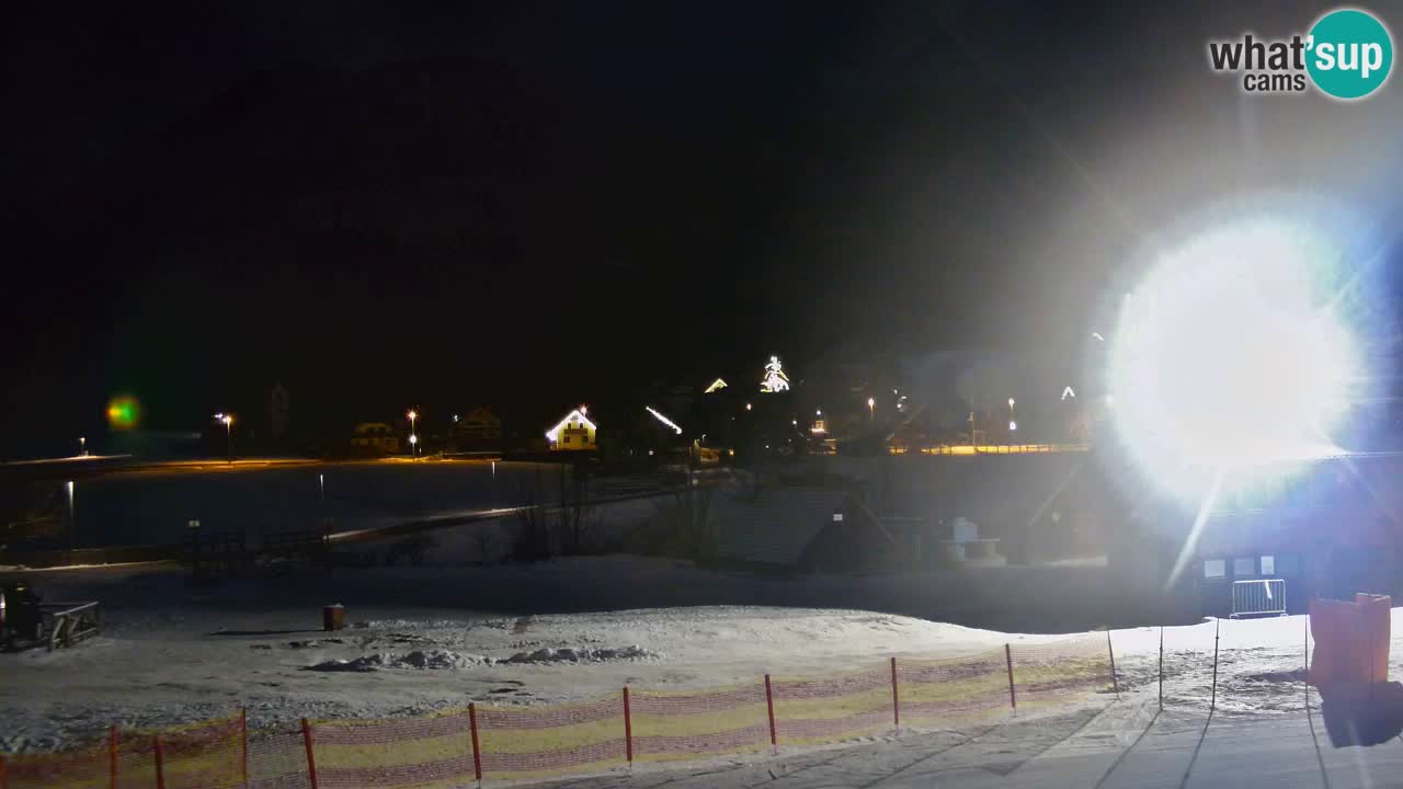 Podkoren Webcam Kranjska Gora | Finish of Giant slalom