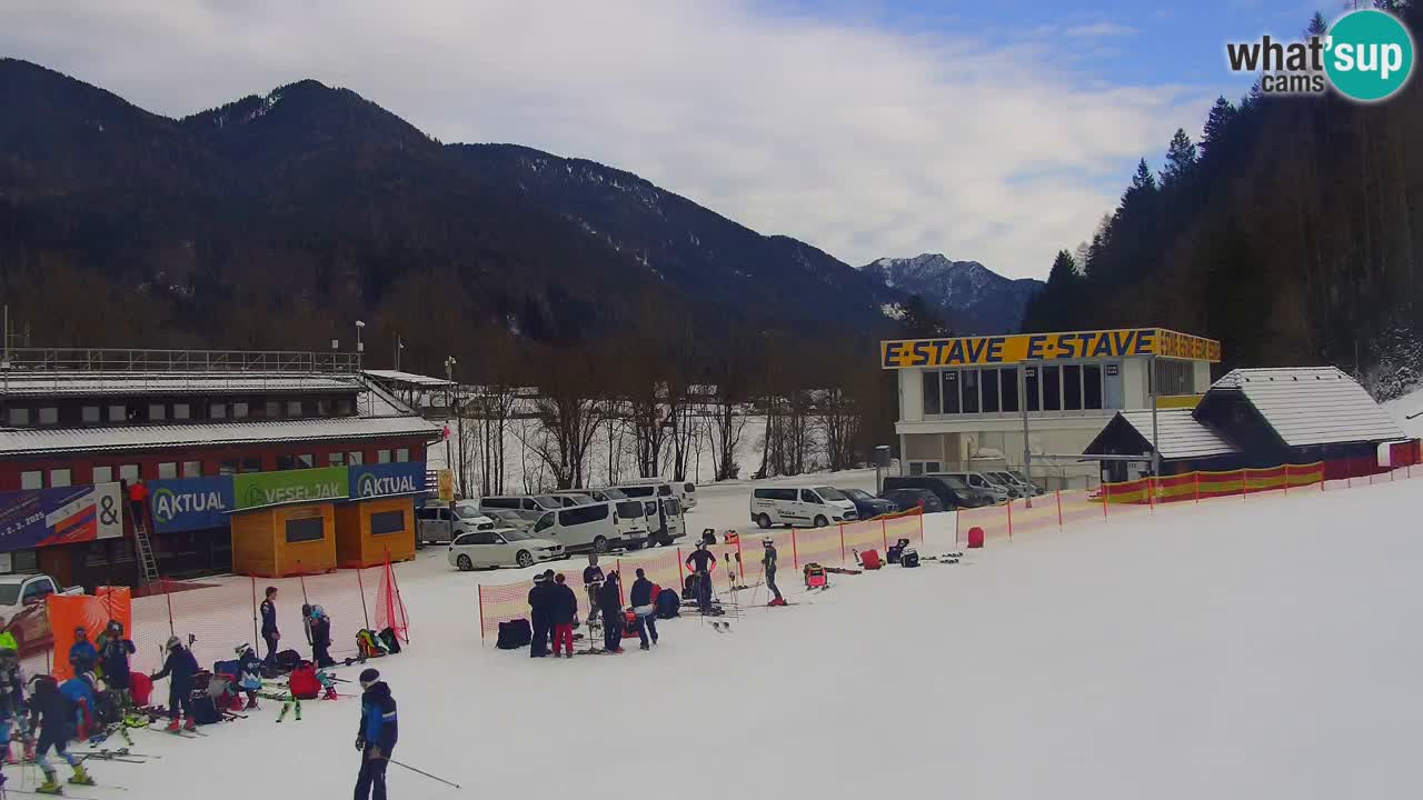 Podkoren Webcam Kranjska Gora | Finish of Giant slalom