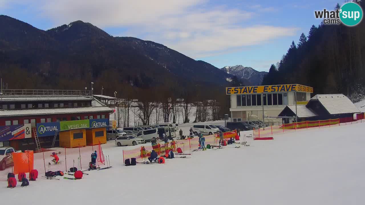 Podkoren Webcam Kranjska Gora | Finish of Giant slalom