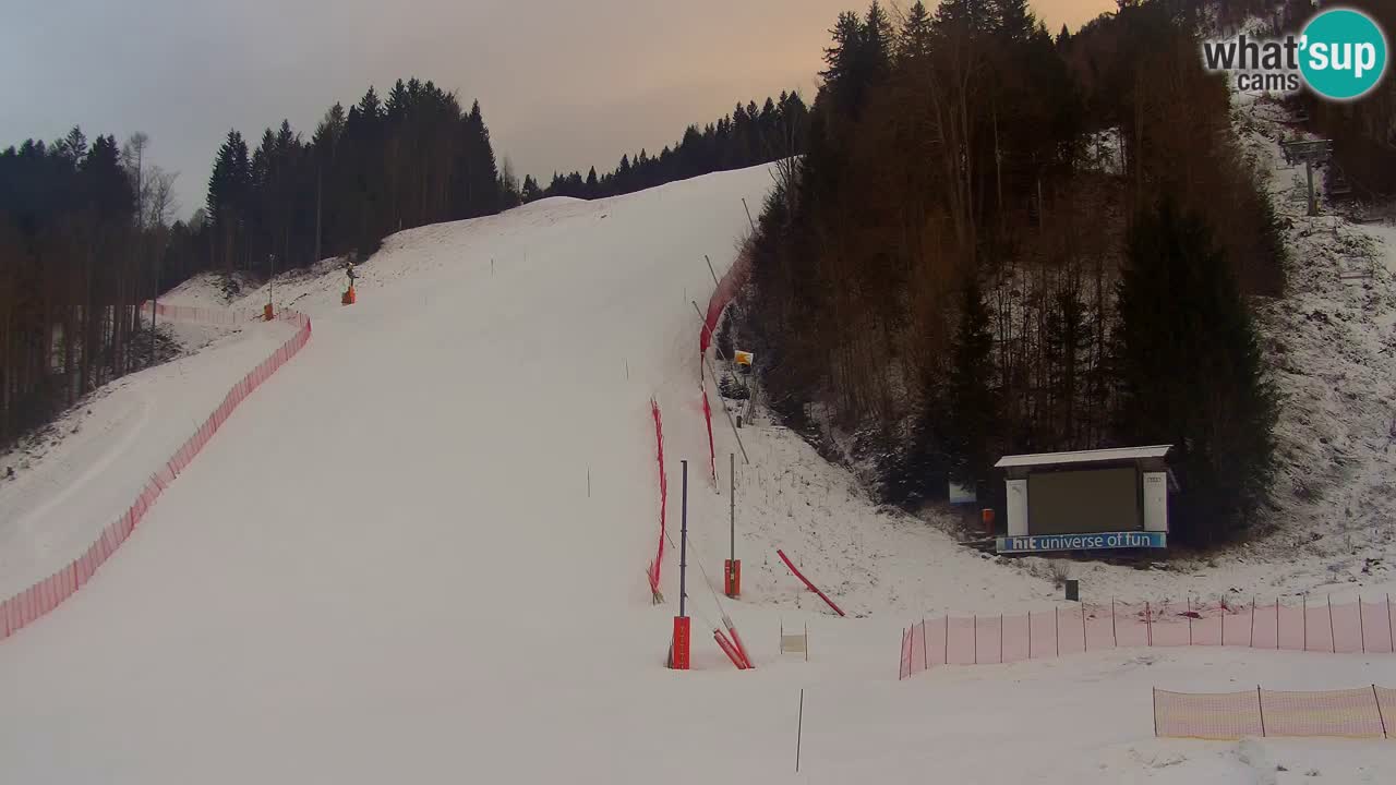 Podkoren Webcam Kranjska Gora | Finish of Giant slalom