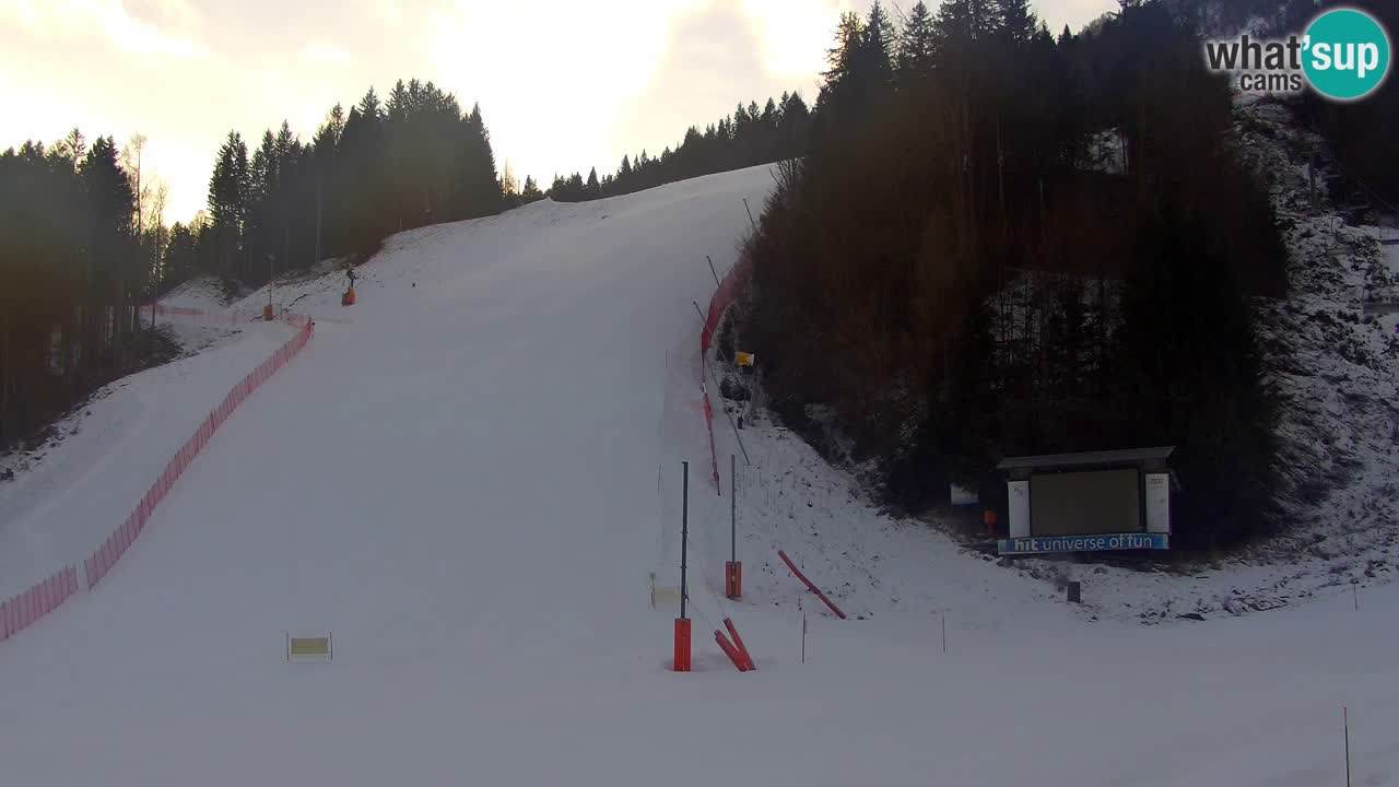 Podkoren / Kranjska Gora – Arrivee slalom géant