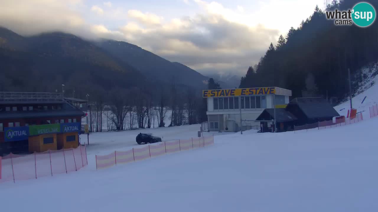 Podkoren / Kranjska Gora – Arrivee slalom géant