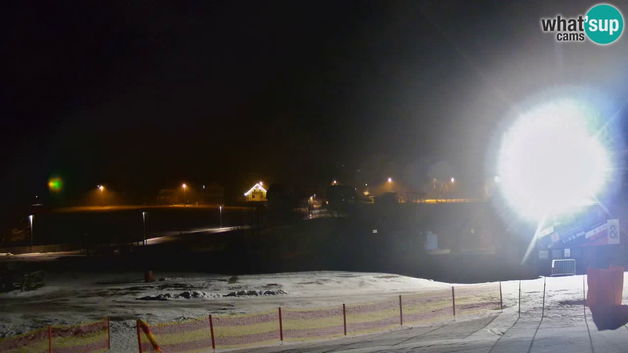 Podkoren Webcam Kranjska Gora | Finish of Giant slalom