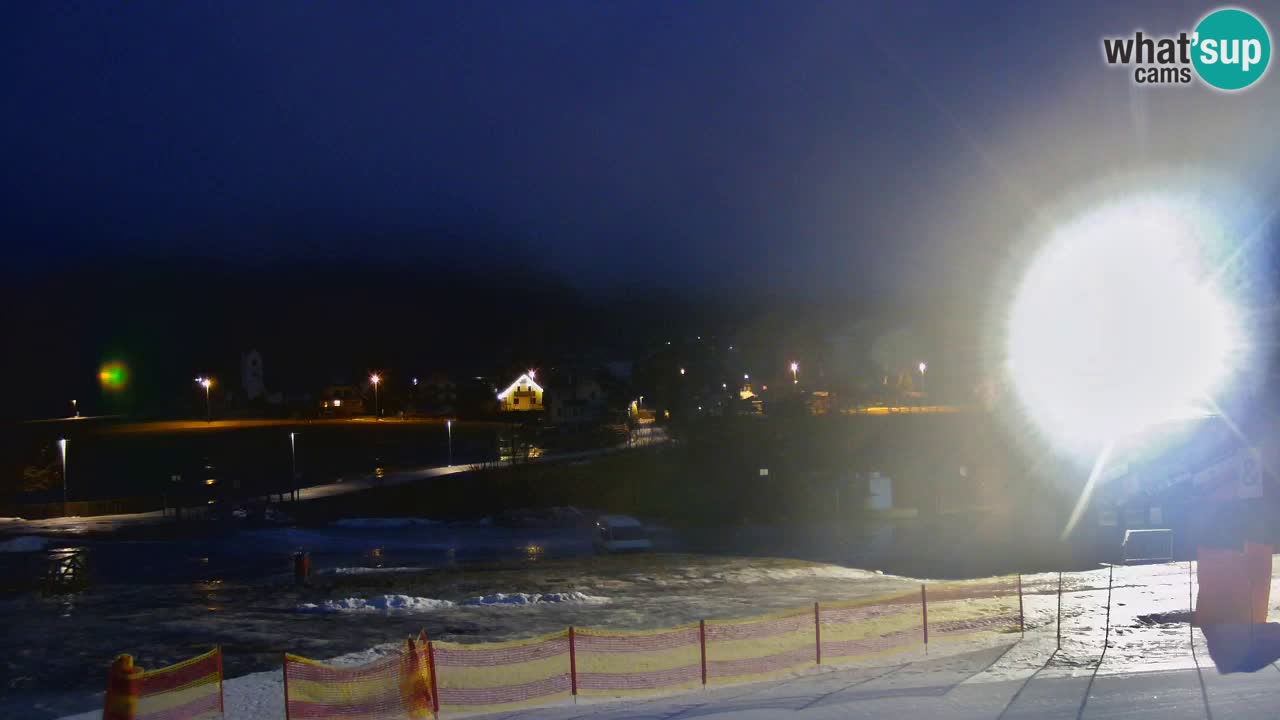 Podkoren Webcam Kranjska Gora | Finish of Giant slalom