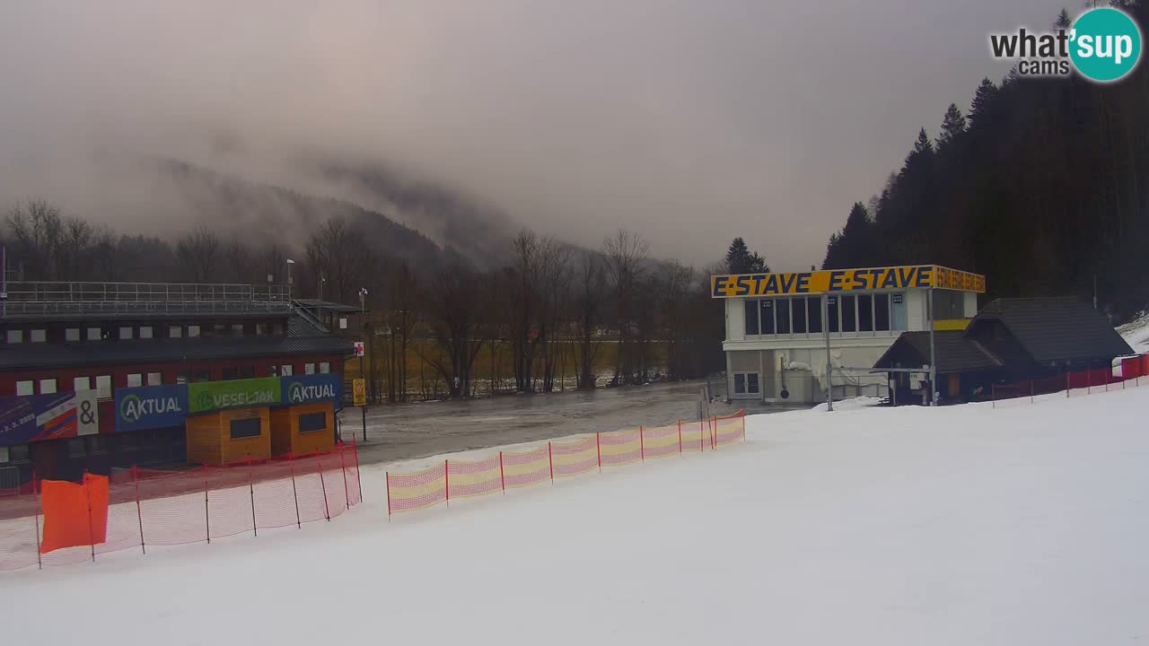 Podkoren / Kranjska Gora – Arrivee slalom géant