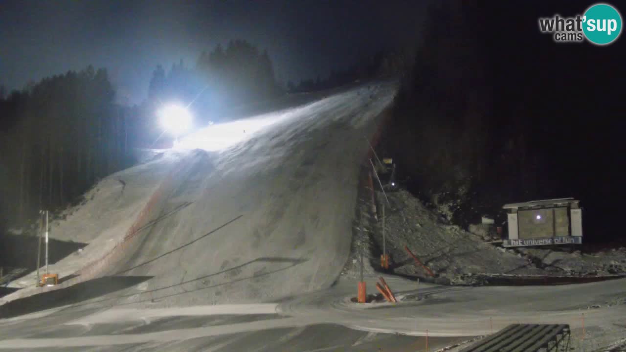 Podkoren Webcam Kranjska Gora | Finish of Giant slalom