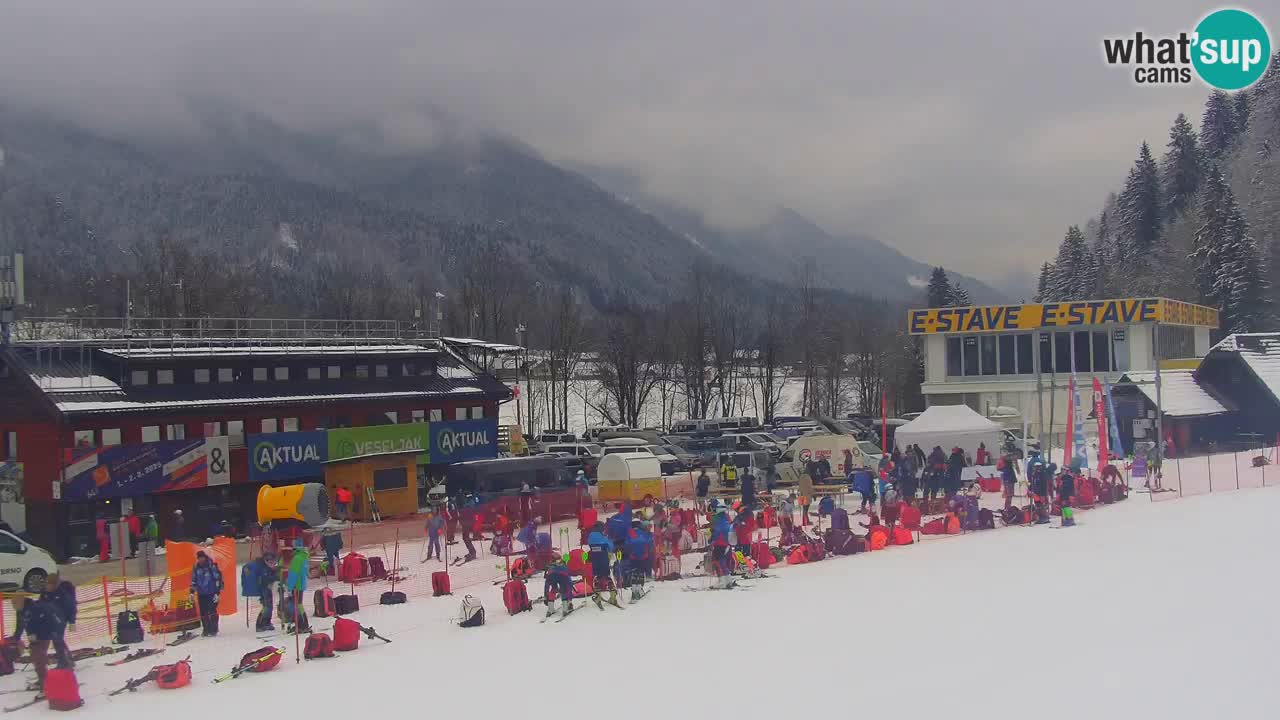 Podkoren / Kranjska Gora – Arrivee slalom géant