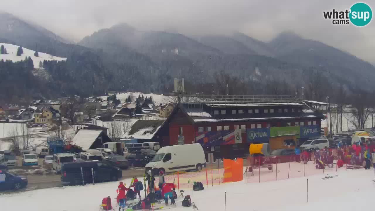 Podkoren / Kranjska Gora – Arrivee slalom géant