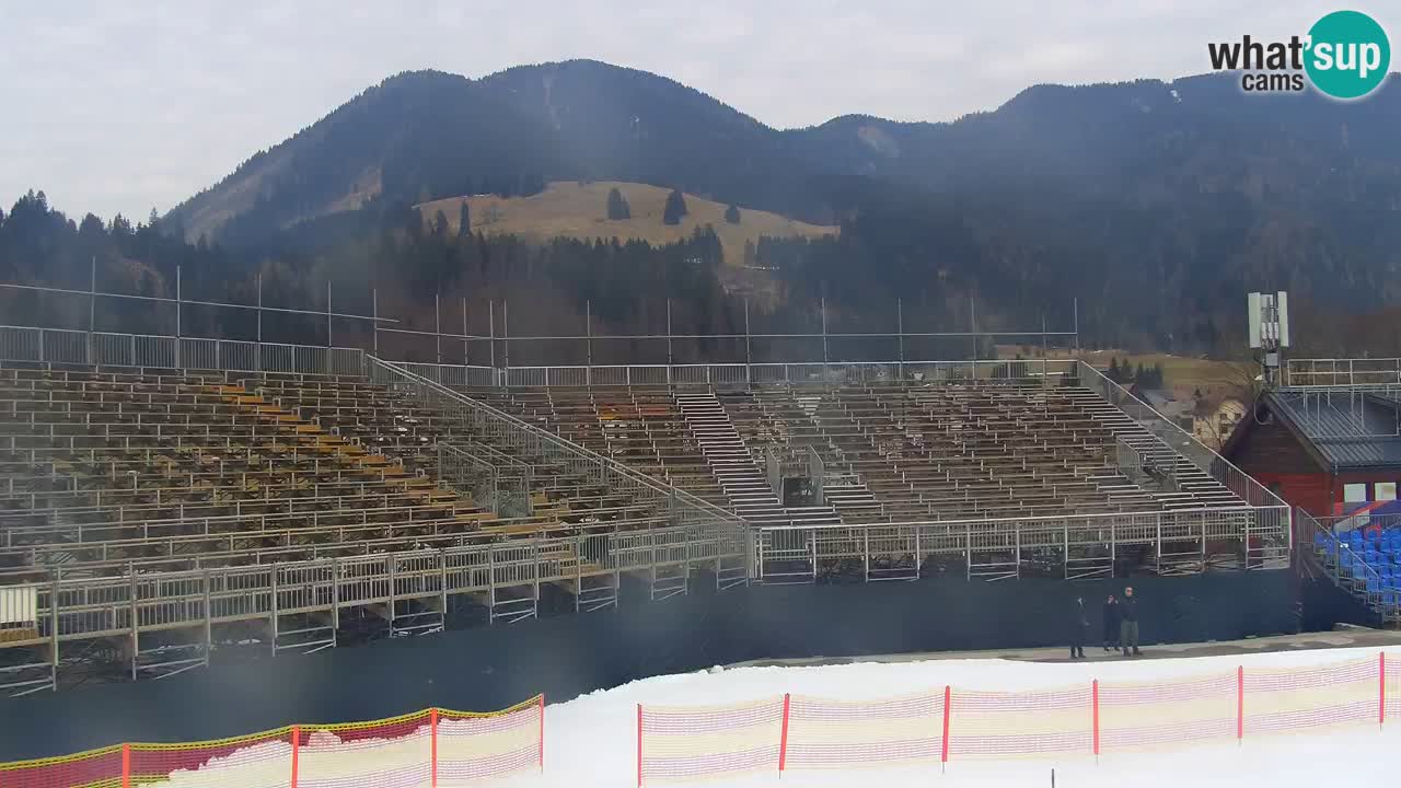 Podkoren Webcam Kranjska Gora | Finish of Giant slalom