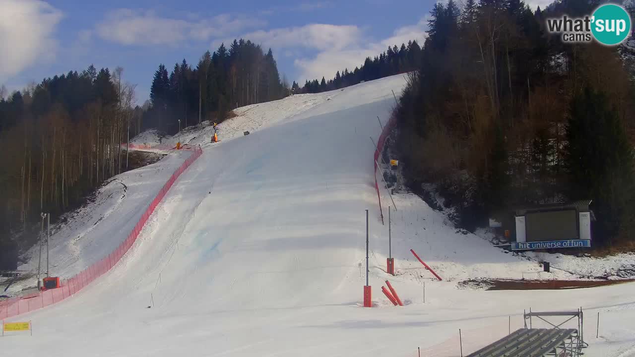 Podkoren / Kranjska Gora – Arrivee slalom géant