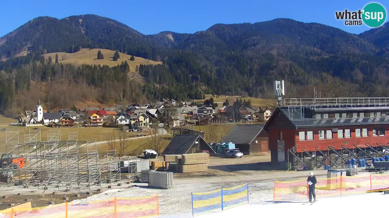 Podkoren Webcam Kranjska Gora | Finish of Giant slalom