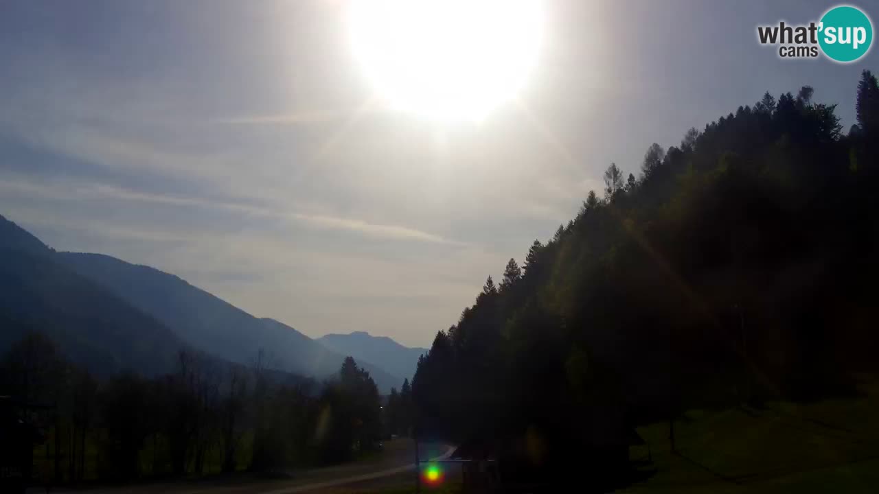 Spletna kamera Podkoren / Kranjska Gora – Poligon in ciljna strmina