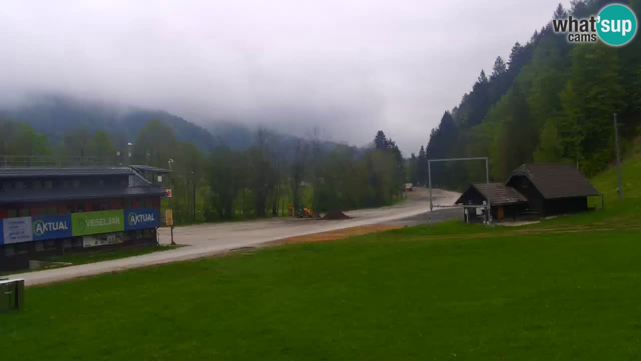 Podkoren / Kranjska Gora – Arrivee slalom géant