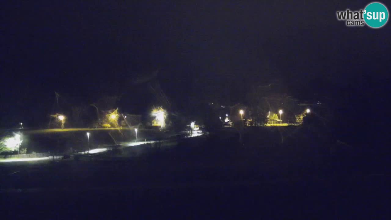 Spletna kamera Podkoren / Kranjska Gora – Poligon in ciljna strmina